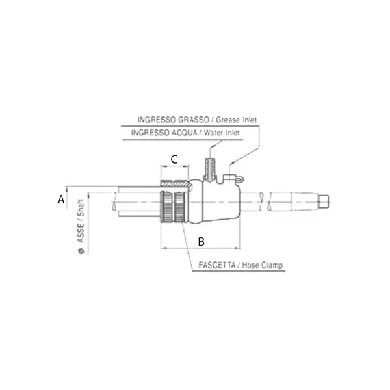 Axial Seals RMTA with Resin Bearing for Shaft diameter 25mm, 2 image Axial Seals RMTA with Resin Bearing for Shaft diameter 25mm, 2 image