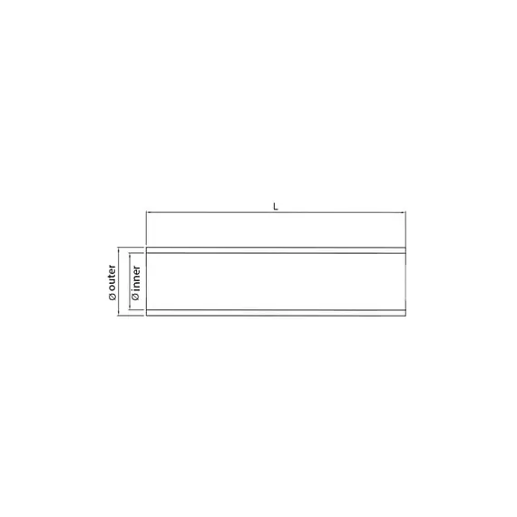 Fiberglass Tube for Propeller Shaft diameter 25mm, 2 image Fiberglass Tube for Propeller Shaft diameter 25mm, 2 image