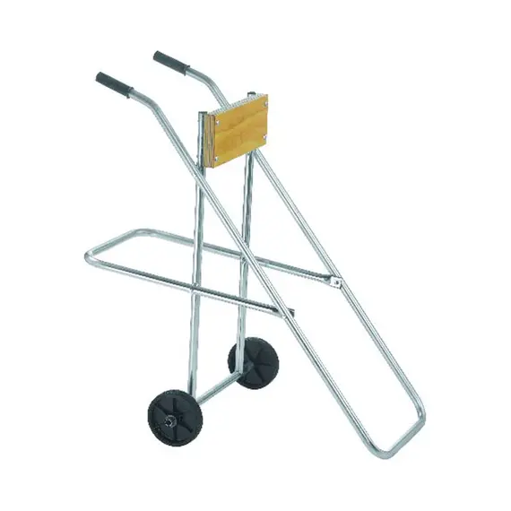 Porte-moteur hors-bord jusqu'à 25 ch avec roues en plastique