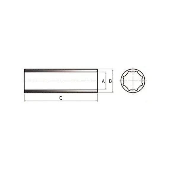 Water-lubricated Rubber Bearing for Shaft diameter 25mm - 100mm, 3 image Water-lubricated Rubber Bearing for Shaft diameter 25mm - 100mm, 3 image