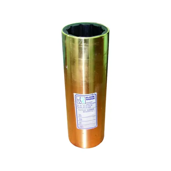 Water-lubricated Rubber/bronze Bearing for Shaft diameter 75mm