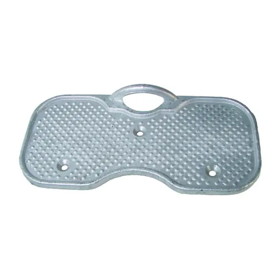 Plaque de protection de tableau arrière en aluminium - 315x100mm