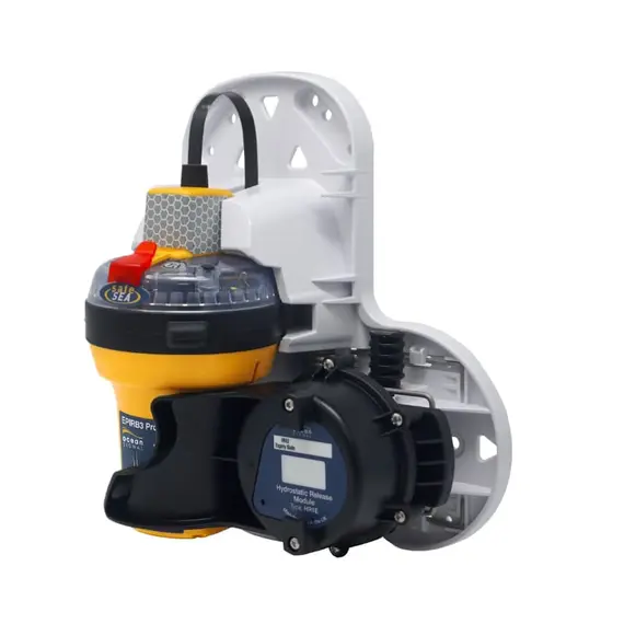 EPIRB3 PRO Balise de détresse radioélectrique de positionnement d'urgence avec boîtier de déclenchement automatique, AIS et RLS, 2 image