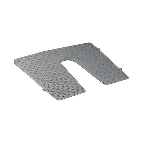 Protection de tableau arrière en forme de coin - 450x360mm - Gris