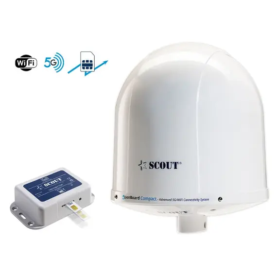 5G à bord Compact - Blanc, Couleur: White