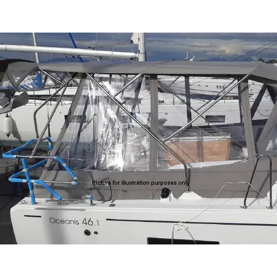 Panneaux latéraux sur le biminitop - OCEANIS 46.1 (2018)