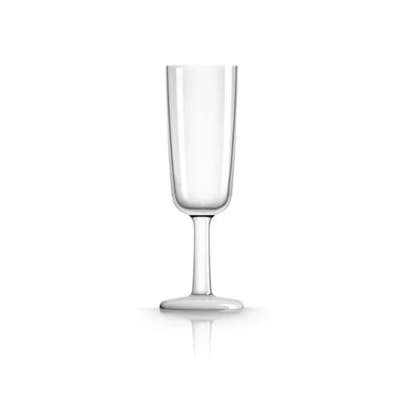 Champagne Flute - White Line