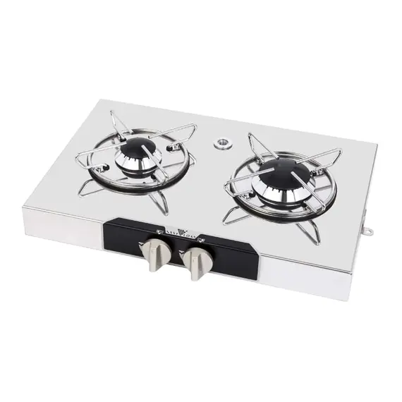 Cuisinière à gaz - 2 brûleurs - 440x290x95mm