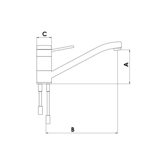 Single-lever Mixer Tap - 80mm, 2 image Single-lever Mixer Tap - 80mm, 2 image