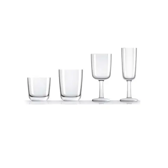 Wine Glass - White Line, 2 image Wine Glass - White Line, 2 image