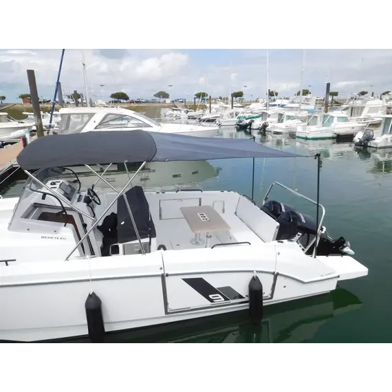 Extension de maillage sur bimini - Flyer 9 SUNdeck (2021)