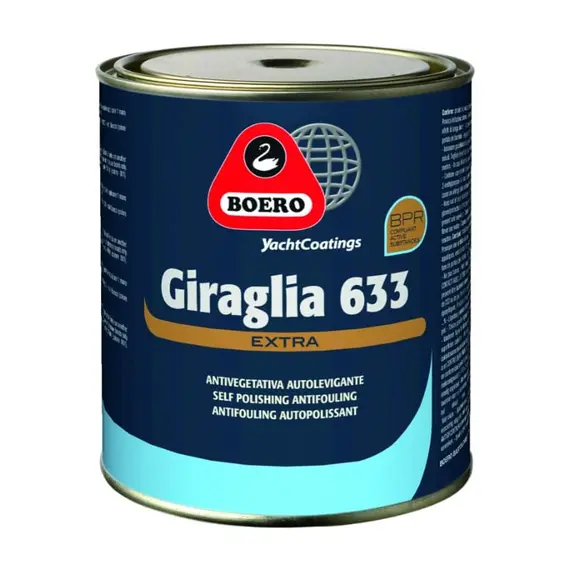 GIRAGLIA 633 EXTRA Antifouling - Black - 5L, Color: Black