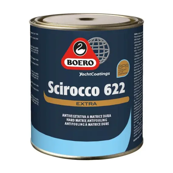 SCIROCCO 622 EXTRA Antifouling - Blue - 5L, Color: Blue