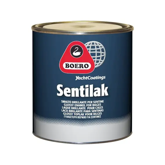 Sentilak Émail - Gris Métal - 0,75 L, Couleur: Grey