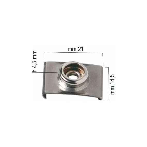 Bouton de clip DOT pour épingle - 19,1 mm