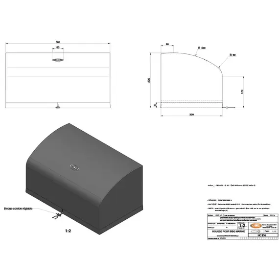 PVC Cover for Stainless Steel Barbecue, 2 image PVC Cover for Stainless Steel Barbecue, 2 image