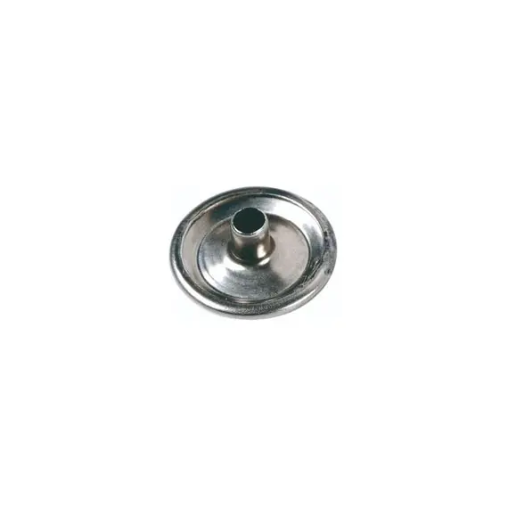 Tête de bouton en acier inoxydable - 17mm