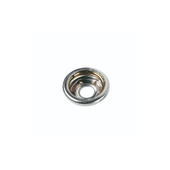 Stainless Steel Button with Brass Spring - 17mm