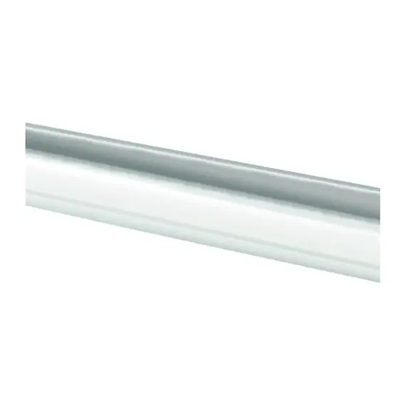 Rampe en aluminium blanc avec ailette - 6m