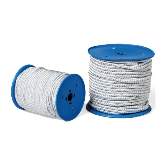 Corde élastique blanche - 100m - 8mm
