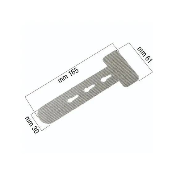 White PVC 3-hole Reinforcement