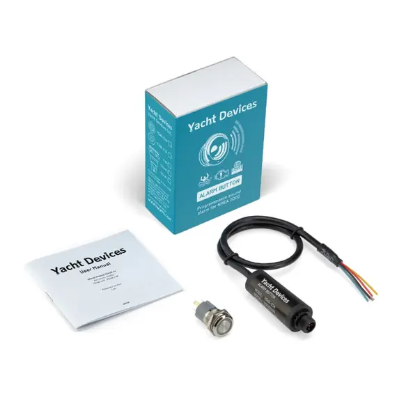 Alarm Button YDAB-01N with NMEA 2000 Micro Male Connector, 2 image Alarm Button YDAB-01N with NMEA 2000 Micro Male Connector, 2 image