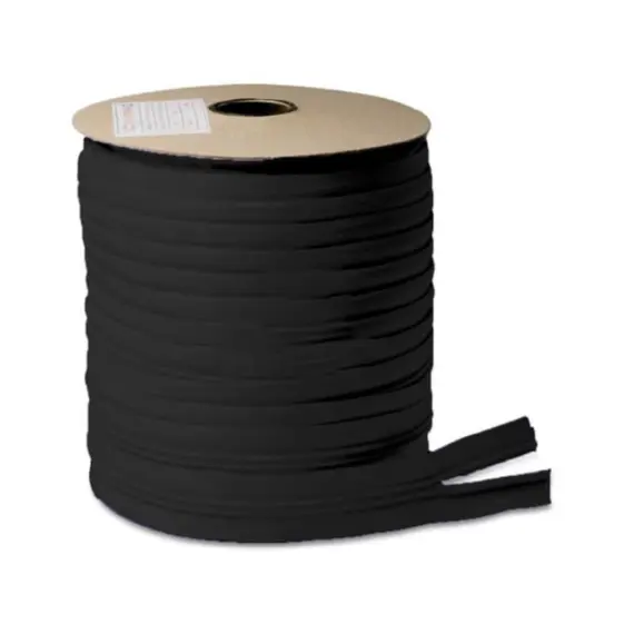 Fermeture Éclair en Spirale en Nylon Noir de 10mm