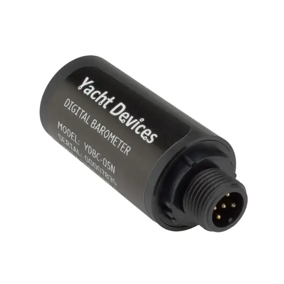Baromètre numérique YDBC-05NT avec connecteur mâle micro NMEA 2000 et terminateur