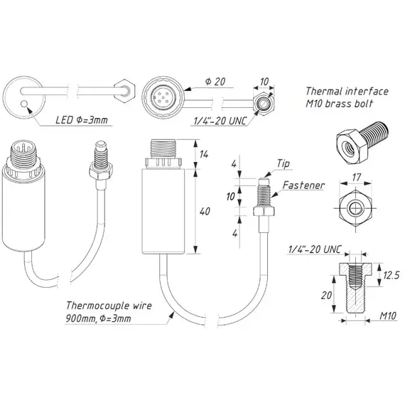 Capteur de gaz d'échappement YDGS-01R avec connecteur SeaTalk NG, 3 image Capteur de gaz d'échappement YDGS-01R avec connecteur SeaTalk NG, 3 image
