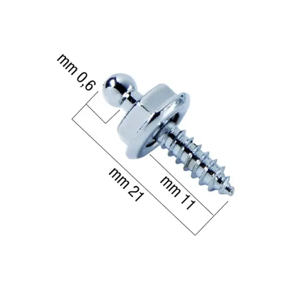 LOXX Vis à tête courte - 21mm