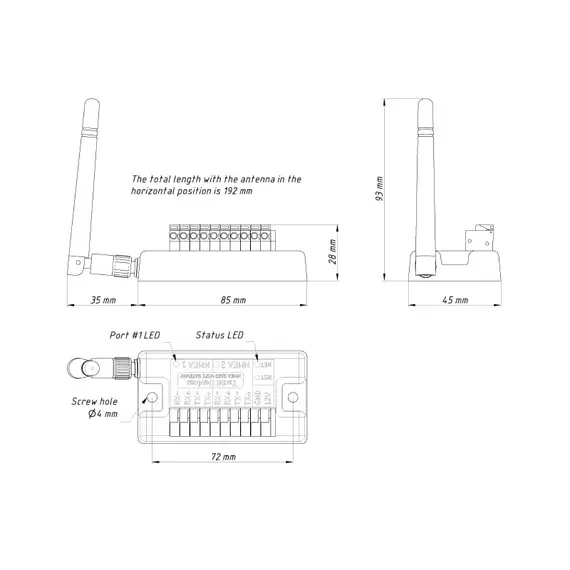 Passerelle Wi-Fi NMEA 0183 YDWN-02, 4 image Passerelle Wi-Fi NMEA 0183 YDWN-02, 4 image