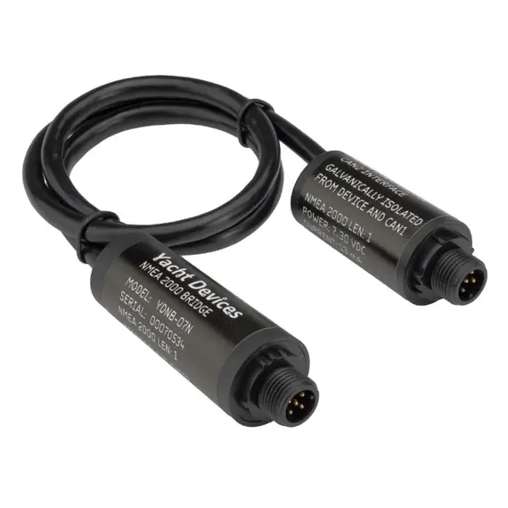 Pont NMEA 2000 YDNB-07N avec connecteurs mâles NMEA 2000 Micro