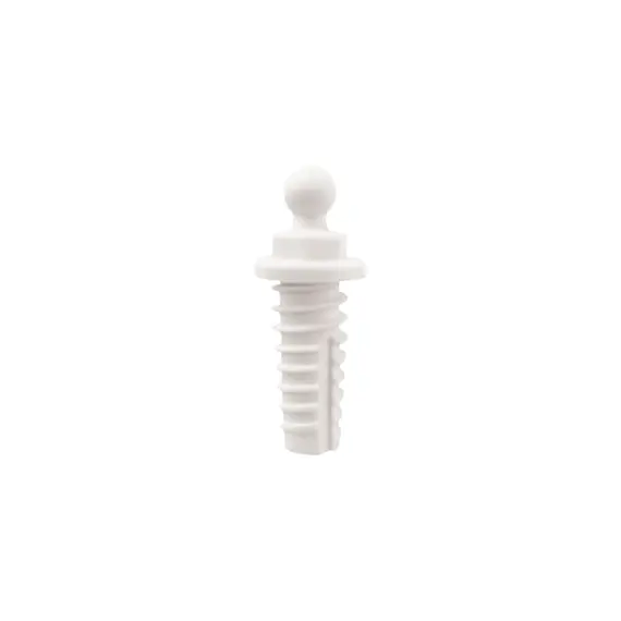 Vis sans fin en nylon 16mm - Blanc