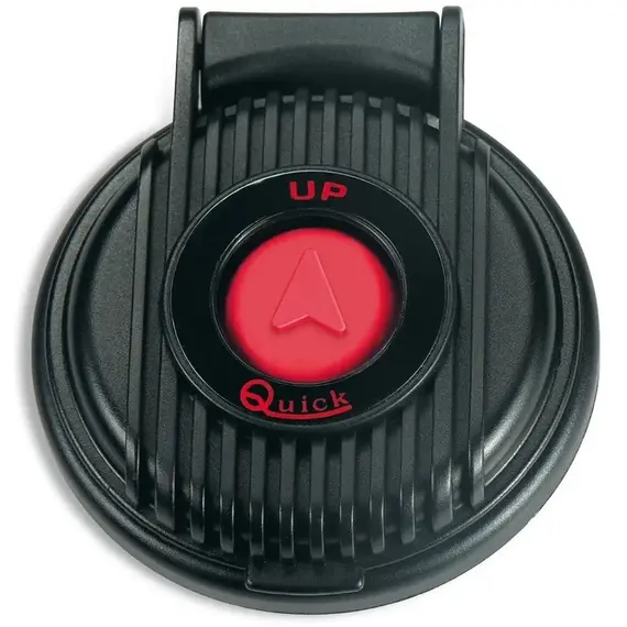 Interrupteur à pied noir - Rouge en haut, Modèle: 900UB