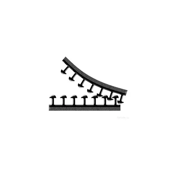 3M SJ3551 Dual Lock Self-adhesive Fasteners 25mm - Black, 2 image 3M SJ3551 Dual Lock Self-adhesive Fasteners 25mm - Black, 2 image