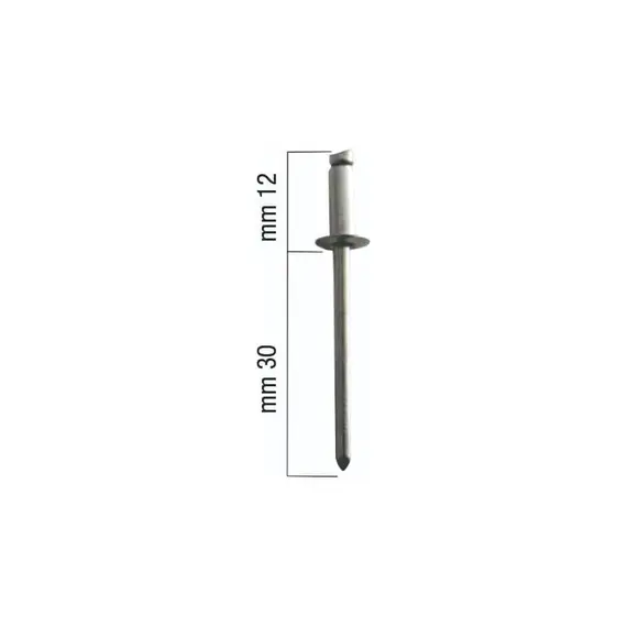 Rivet en aluminium - 3x12mm