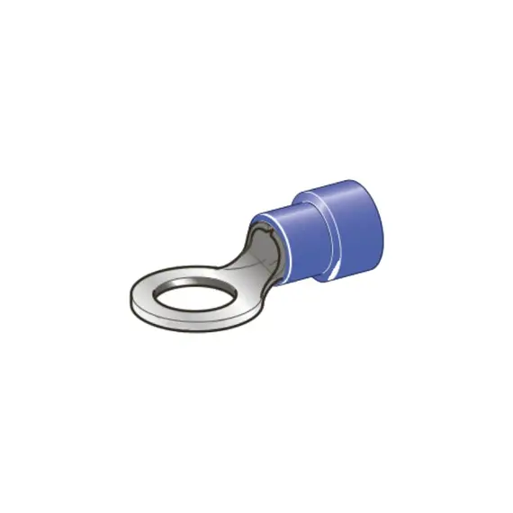 Blue insulated eye terminals - 4.2mm