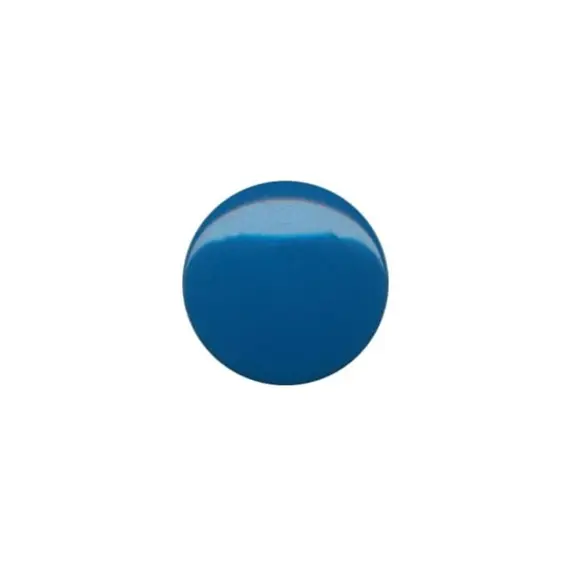 Brass Cap 15mm - Blue