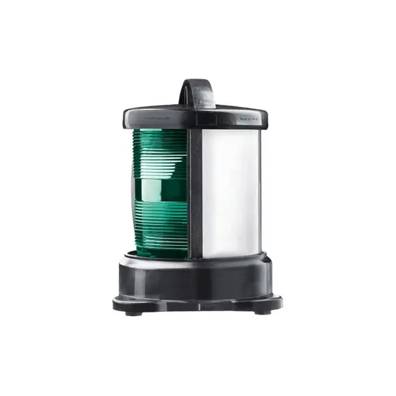 Série de feux de navigation tribord DHR Green Starboard 55 - Boîtier noir
