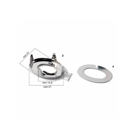 DOT® Œillet avec Plaque d'Accouplement