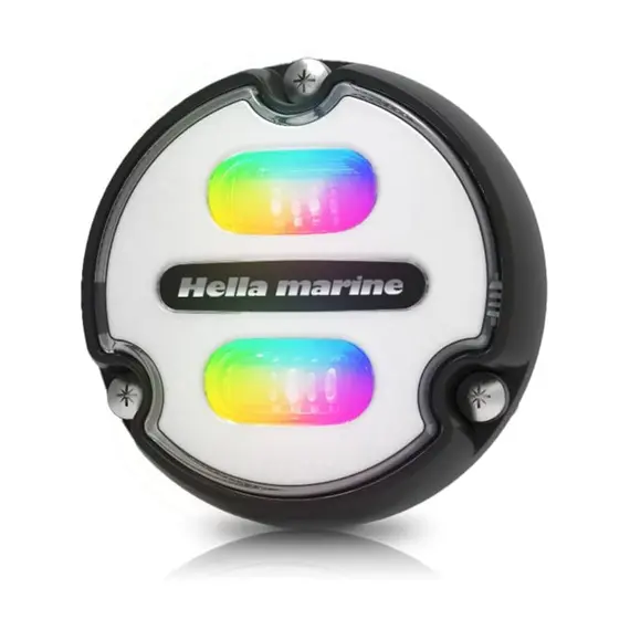 Lumière sous-marine en polymère blanc Apelo A1 RGB 9-32V 15W