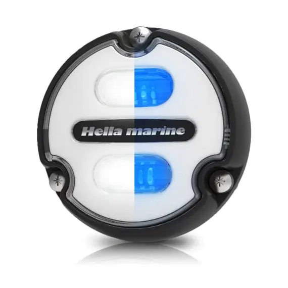 White Apelo A1 Polymer White/Blue Underwater Light 12-24V 20W