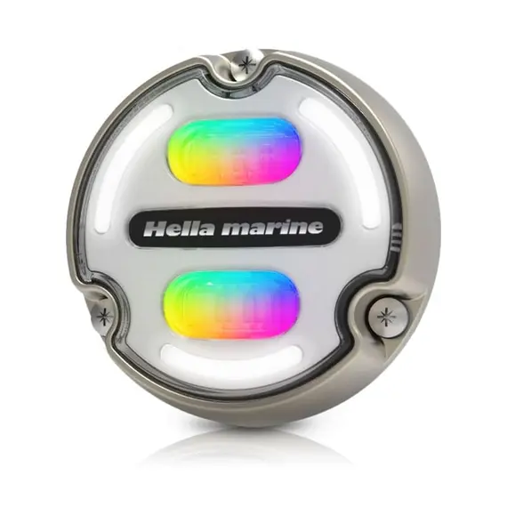 White Apelo A2 Bronze RGB Underwater Light 9-32V 30W