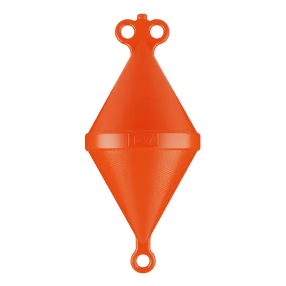 Bouée d'amarrage biconique de 32 cm de diamètre - Orange