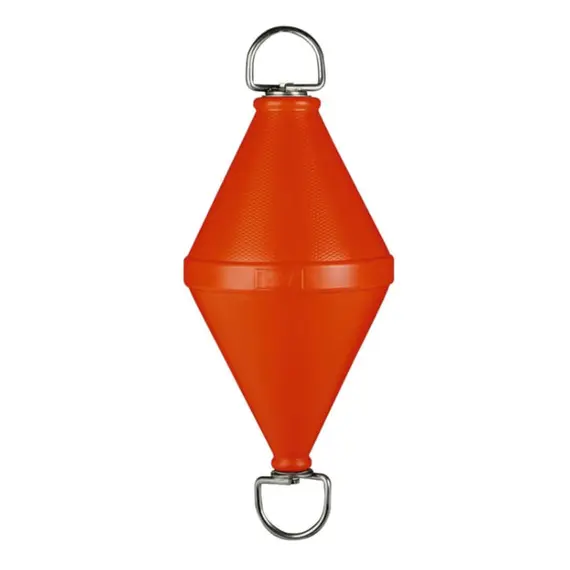 Bouée d'amarrage biconique de 32 cm de diamètre - Orange
