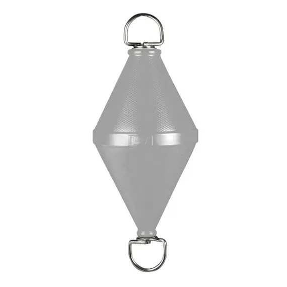 Bouée d'amarrage biconique de 32 cm de diamètre - Blanc