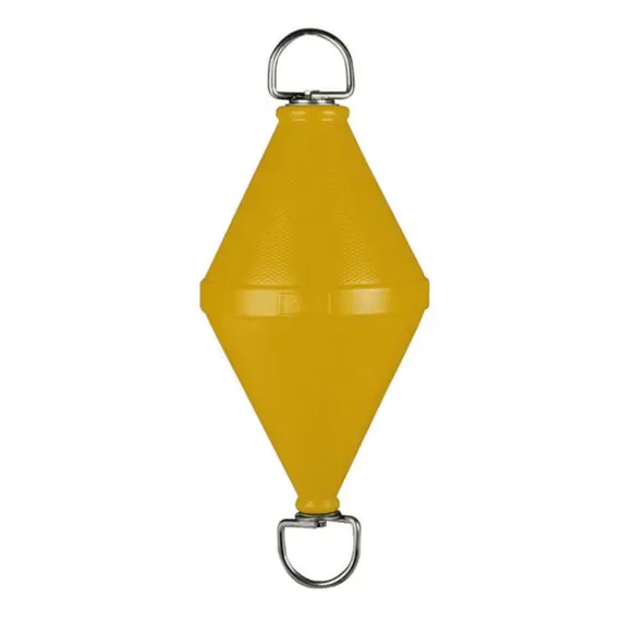 Bouée d'amarrage biconique de 32 cm de diamètre - Jaune
