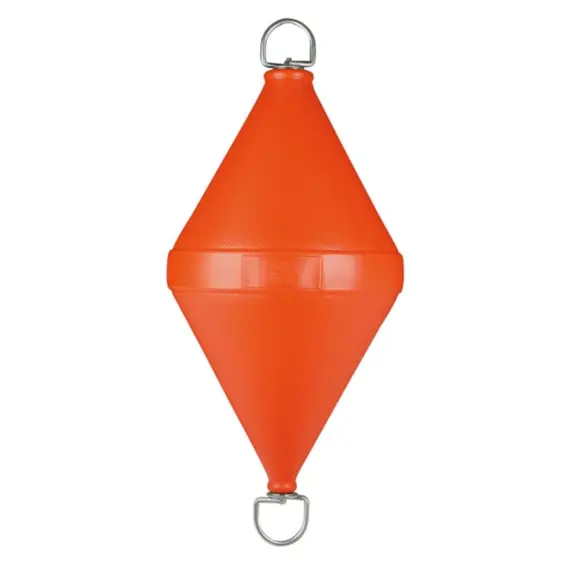 Bouée d'amarrage biconique de 50 cm de diamètre - Orange