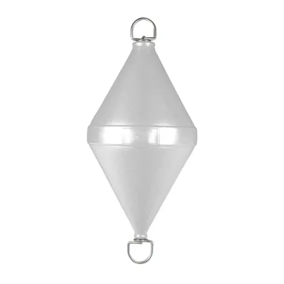 Bouée d'amarrage biconique de 50 cm de diamètre - Blanc