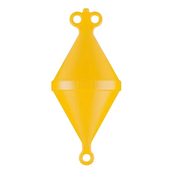 Bouée d'amarrage biconique de 50 cm de diamètre - Jaune
